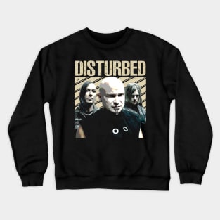 The Sound of Silence, The Roar of Style Disturbeds Band Tees Echo Legendary Rock Fashion Crewneck Sweatshirt